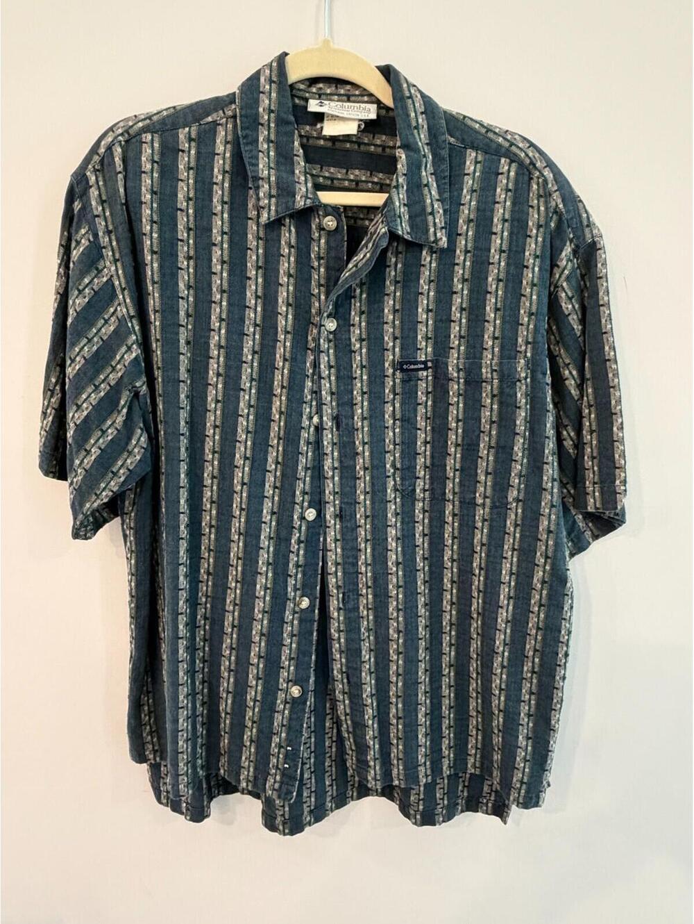 Vintage Columbia Short Sleeve Button-Up Shirt